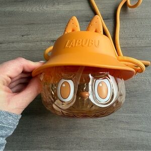 Pop Mart Labubu The Monsters Wacky Mart Series Honey Orange Tumbler